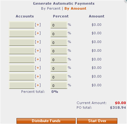 Generate Automatic Payments
