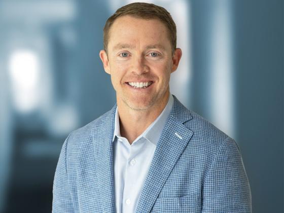 Portrait of former University of Texas quarterback and NFL veteran Colt McCoy.