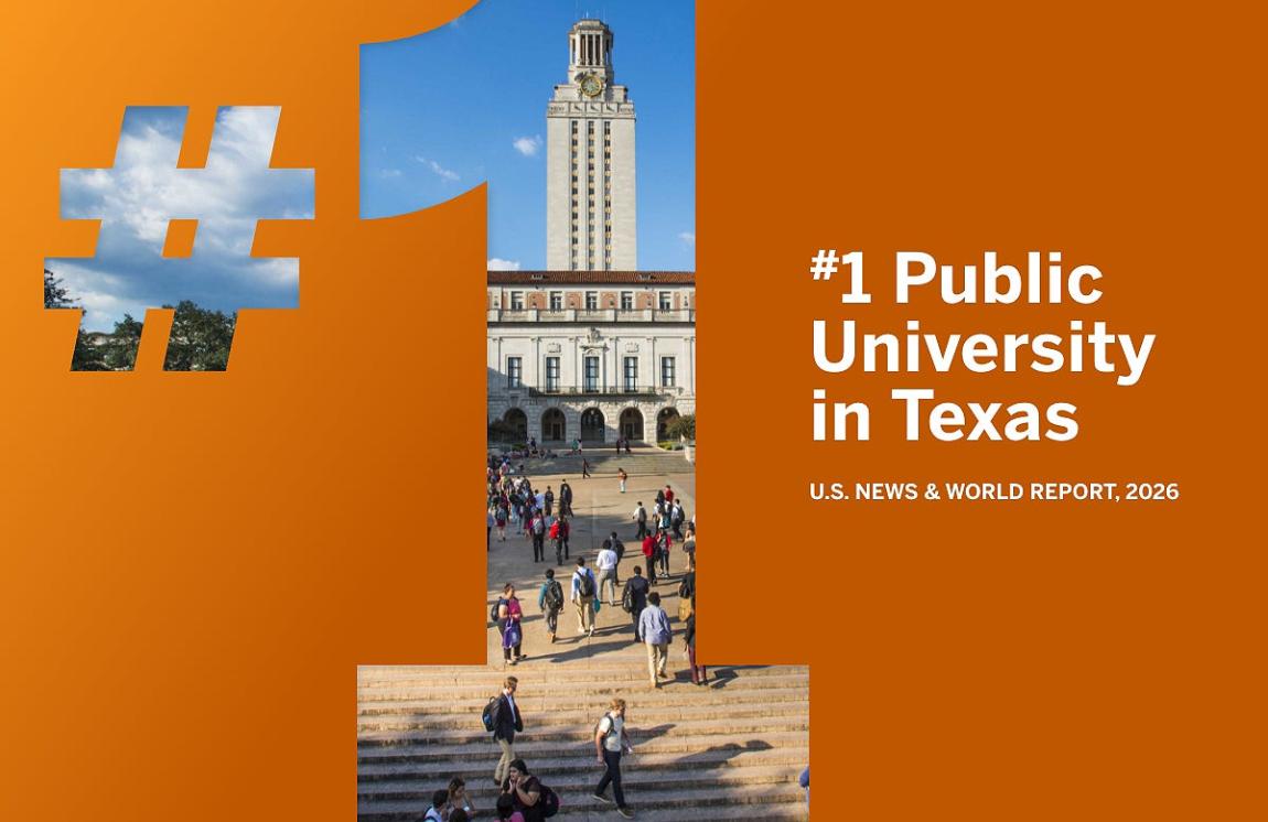 #1 Public University in Texas, U.S. News & World Report, 2026