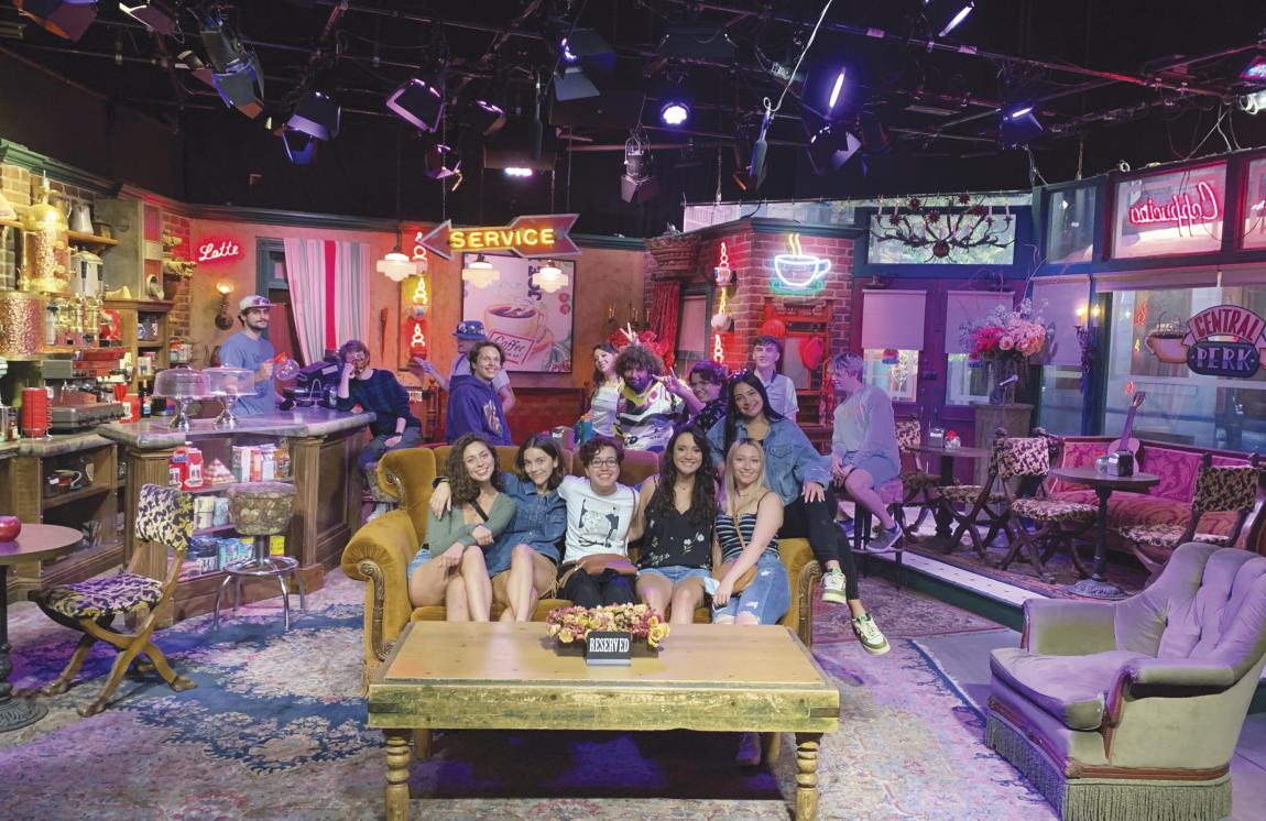 UTLA Cohort visits the Central Perk set from Friends at Warner Bros. Studio.