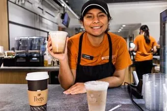 Coffee being served