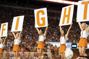 Texas Fight is chanted during sporting events