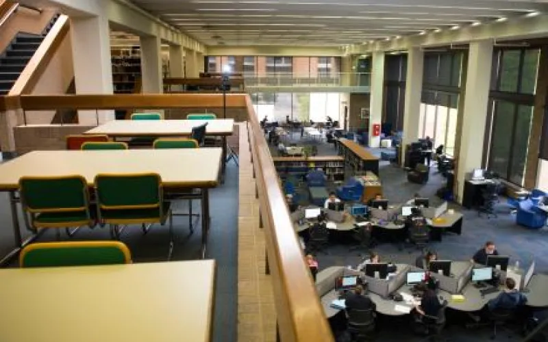 Fine Arts Library interior