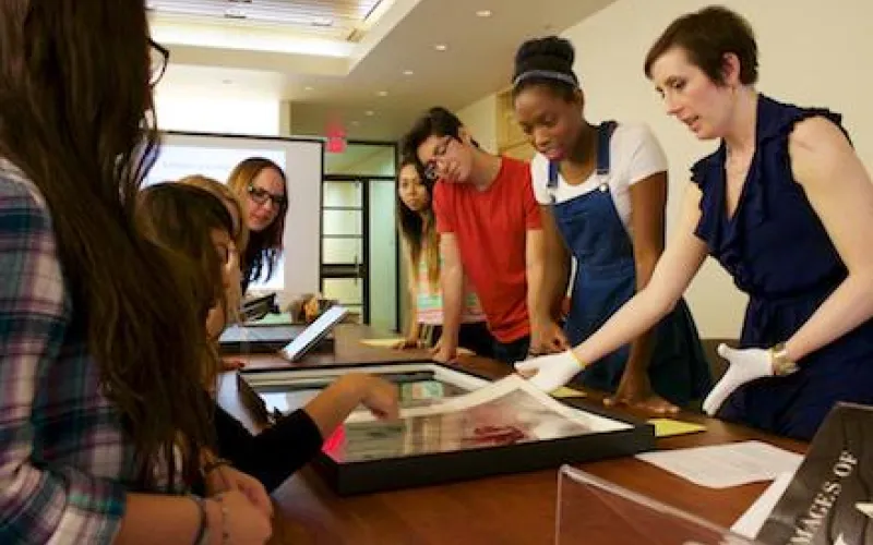 Students in a lab