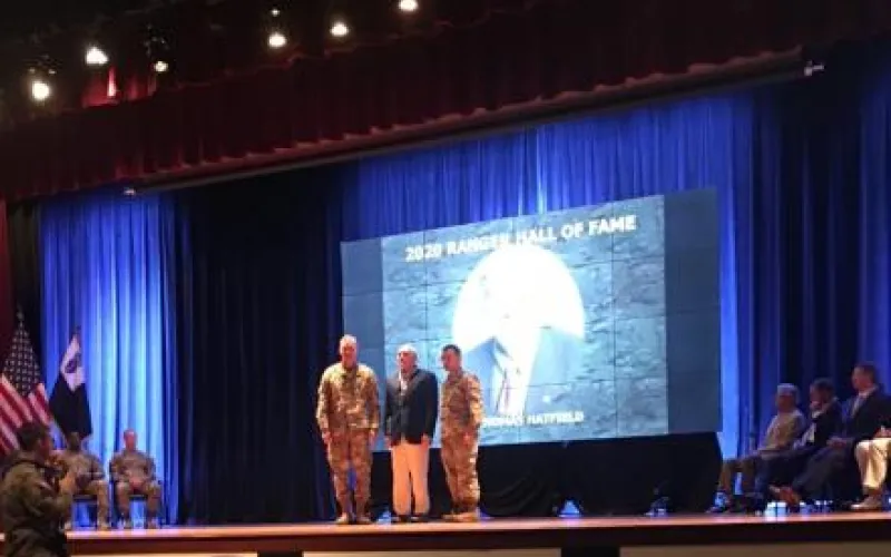 military history institute thomas hatfield ranger hall of fame induction