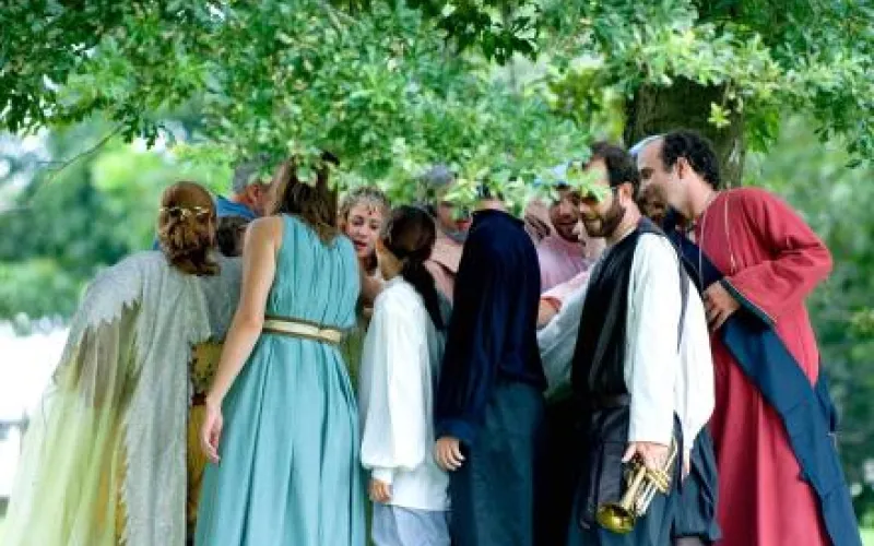 Shakespeare at Winedale outdoor performance