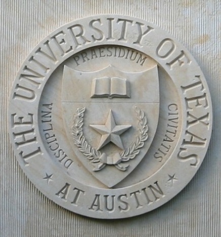 University of Texas at Austin seal in stone